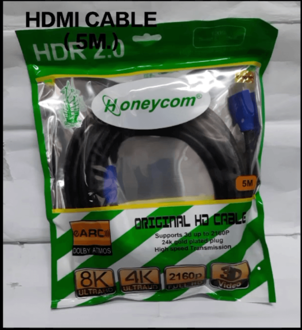 Honeycom HDMI to HDMI Cable - 5 Meter - Image 1