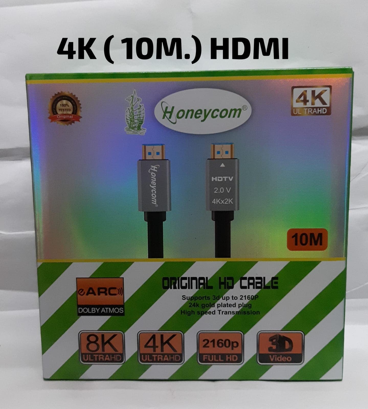Honeycomb 4K HDMI to HDMI Cable - 10 Meters - Image 1
