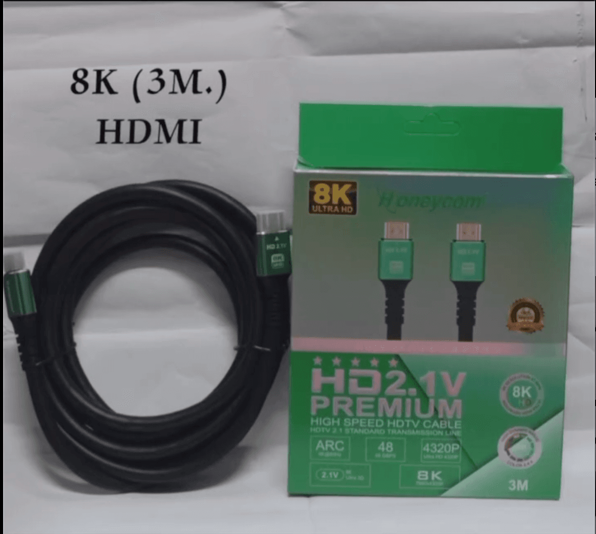Honeycom 8K HDMI to HDMI Cable - 3m