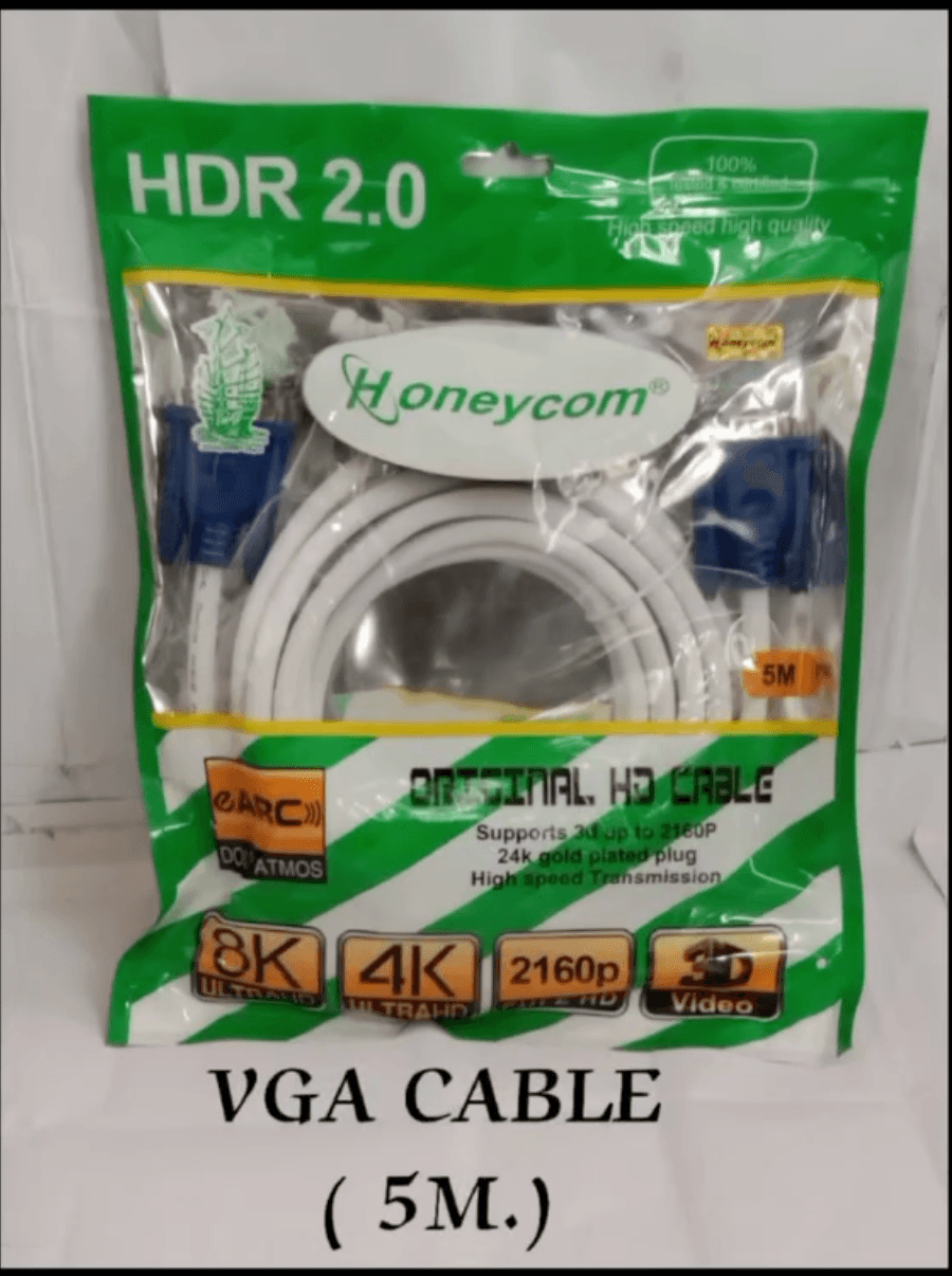 Honeycom VGA to VGA Cable (5m) - Image 1