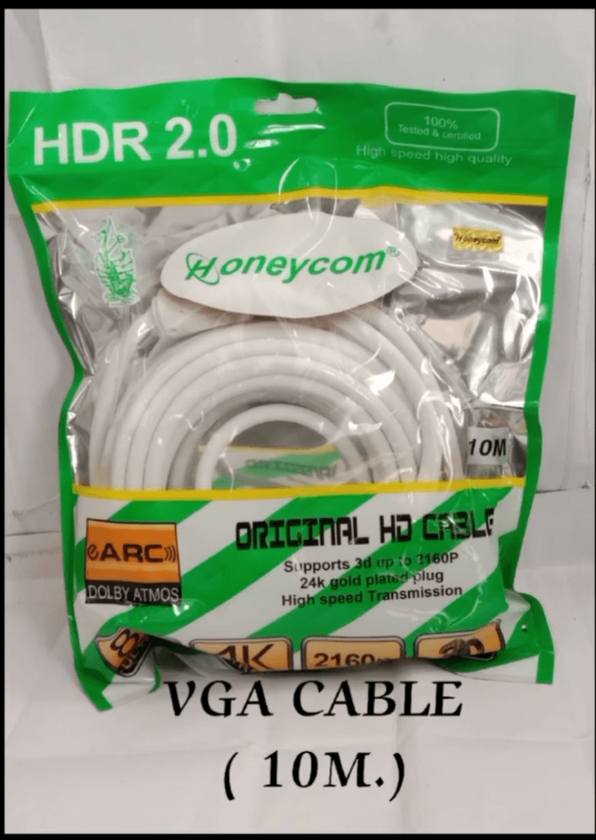 Honeycom VGA to VGA Cable (10m) - Image 1
