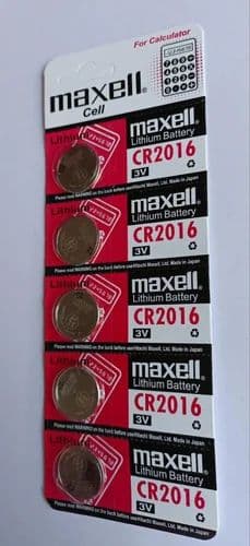 3V Lithium Button Cell CR2016
