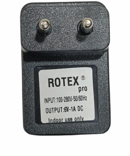 Rotex Charger SMPS Type 6V 1A Dual Pin