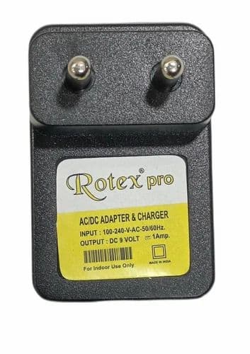 Rotex Charger SMPS Type 9V 1A Dual Pin
