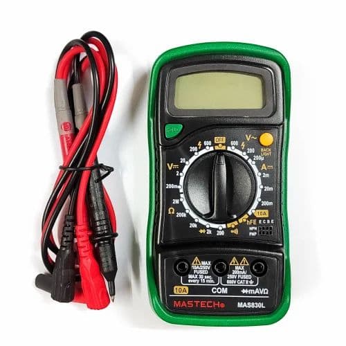 Mastech Digital Multimeter 830L (Green Box)