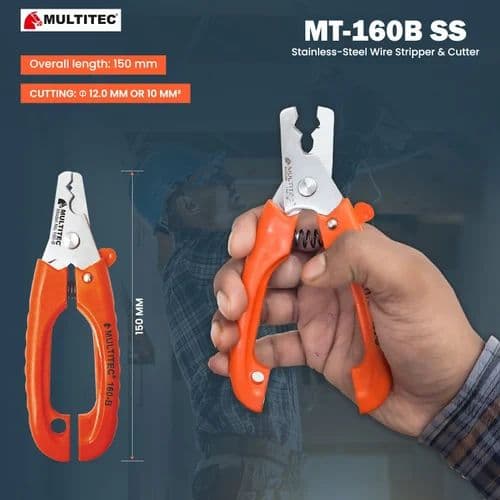 Multitech Wire Cutter 160 Stainless Steel